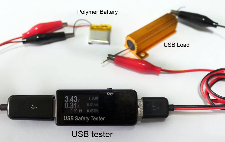 Тестер напряжения с USB крокодиловой проволокой папа измеритель мощность