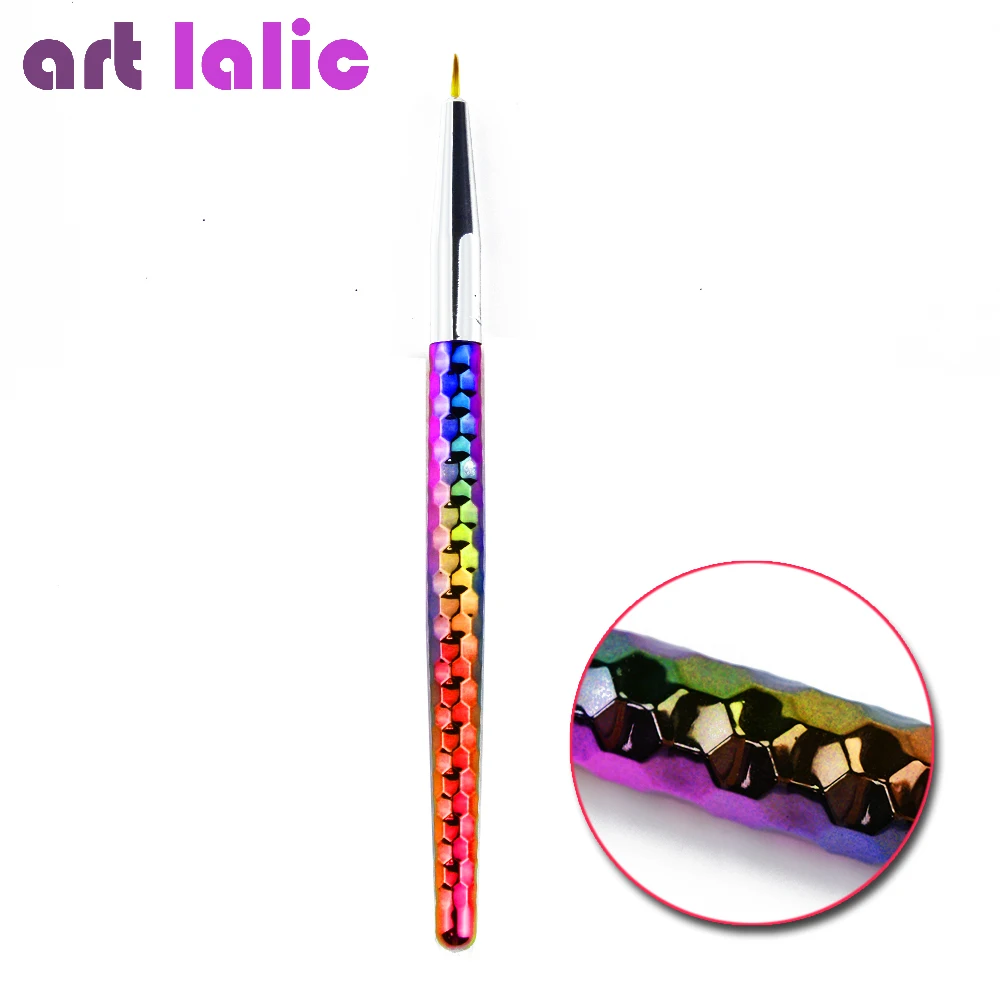 1 шт. кисть для рисования и нанесения гель лака 133x9 мм|nail art liner|brush uv gelart liner |