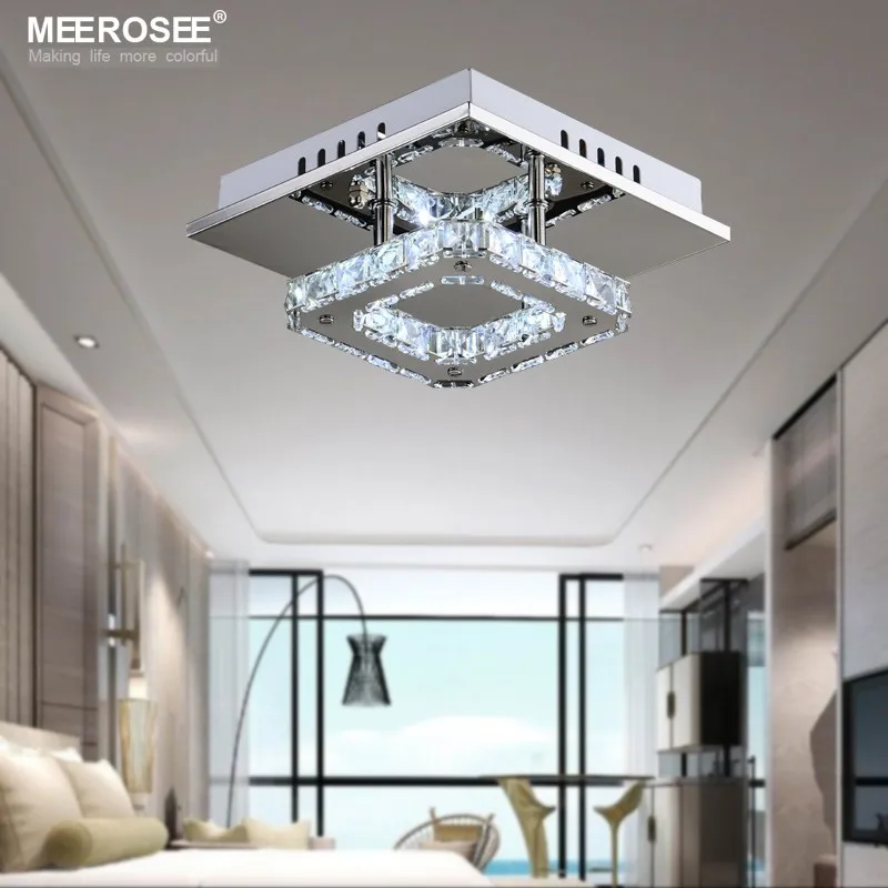 Квадратный светодиодный хрустальный потолочный светильник luces LED decoracion для