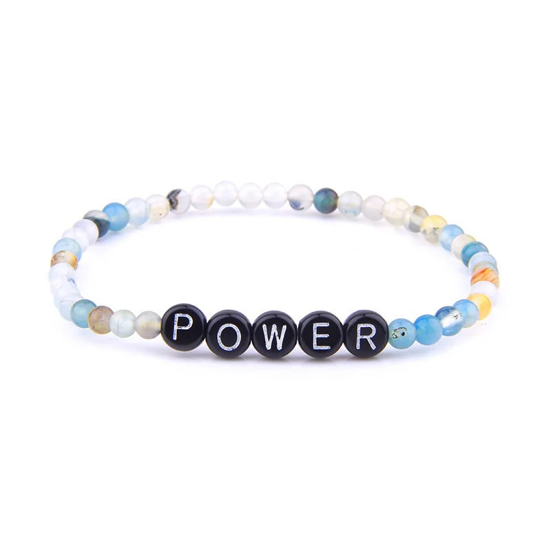 Модный пользовательский именной браслет для влюбленных пар с надписью 4 мм