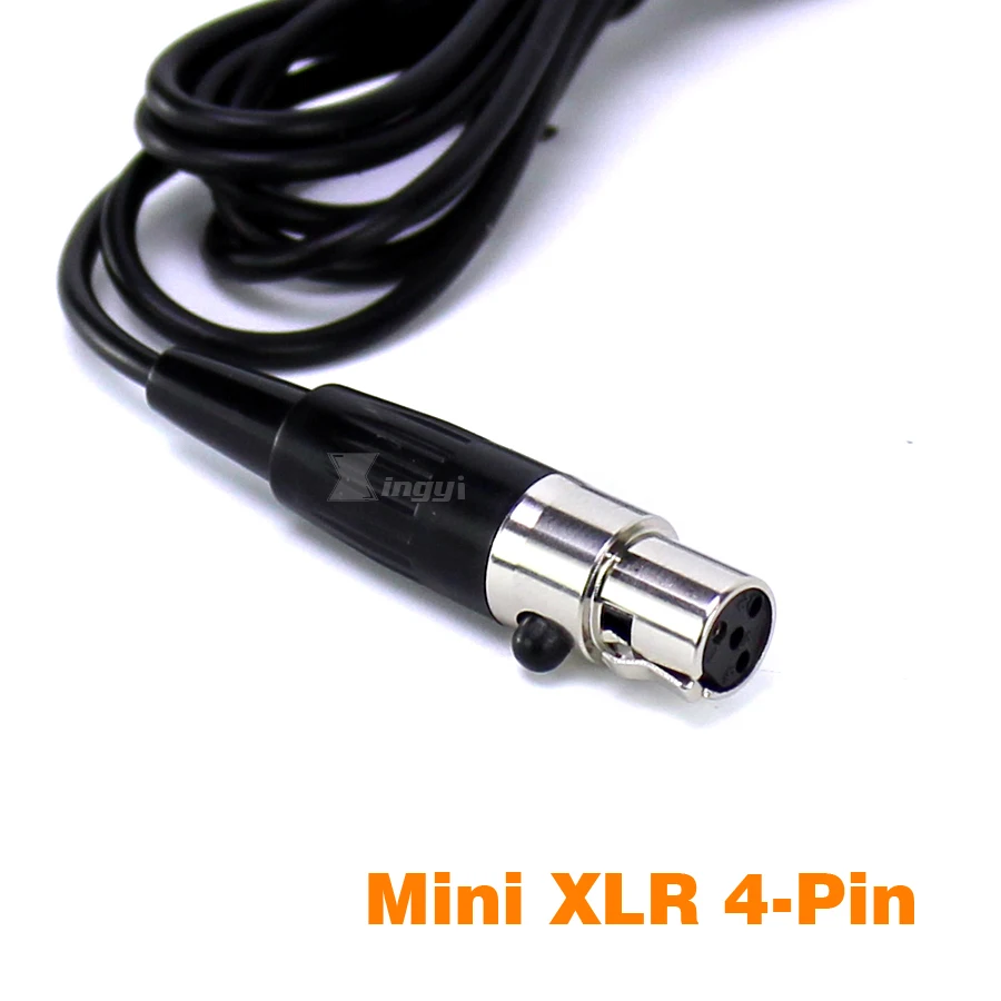 2 шт. кабель для гитары TA4F Mini XLR 4 Pin до 6 5 мм 1/4 &quot провод проводного инструмента SHURE