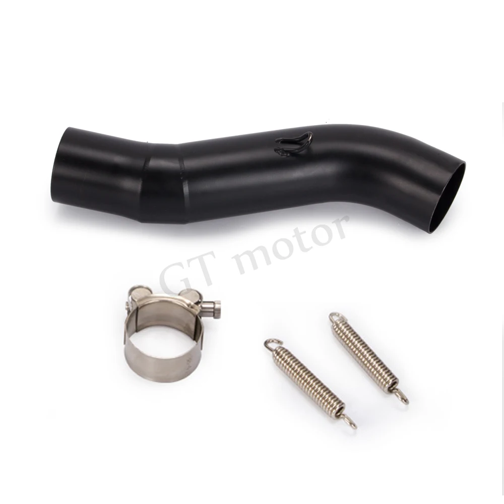 Средняя труба мотоцикла для Suzuki GSXR600/750 GSXR 600 GSXR750 2008 2009 2010 средняя Соединительная труба без выхлопной трубы