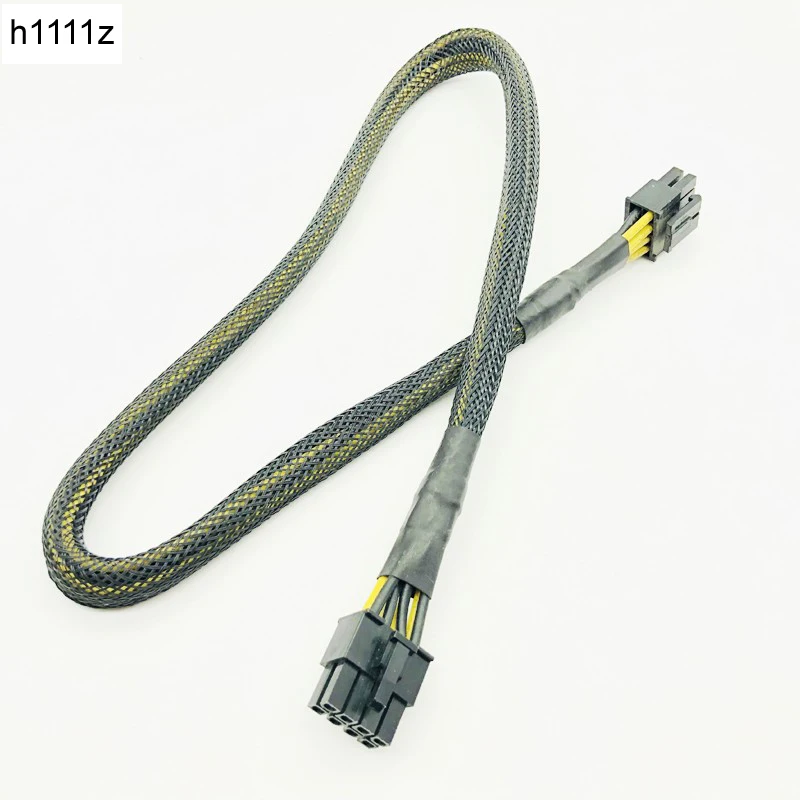 Высококачественные модульные кабели питания с черным рукавом для ЦП 8Pin 4 + 4pin