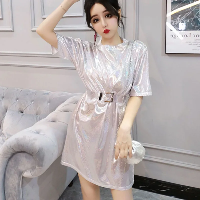 Bling Белый абрикос розовый фиолетовый для женщин футболка круглый средства ухода за кожей шеи короткий рукав женский футболки