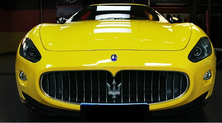 Ярко желтая виниловая пленка 300 мм x 1520 автомобильная мотоциклетная наклейка