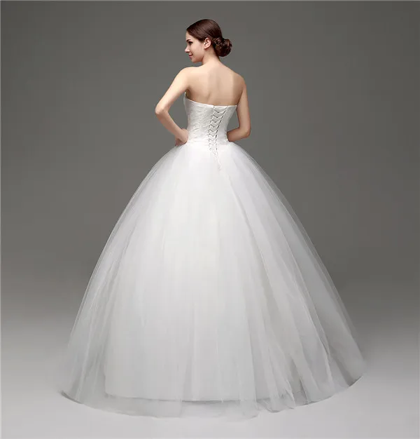 ILoveWedding в наличии новое Тюлевое кружевное бальное платье свадебные платья для