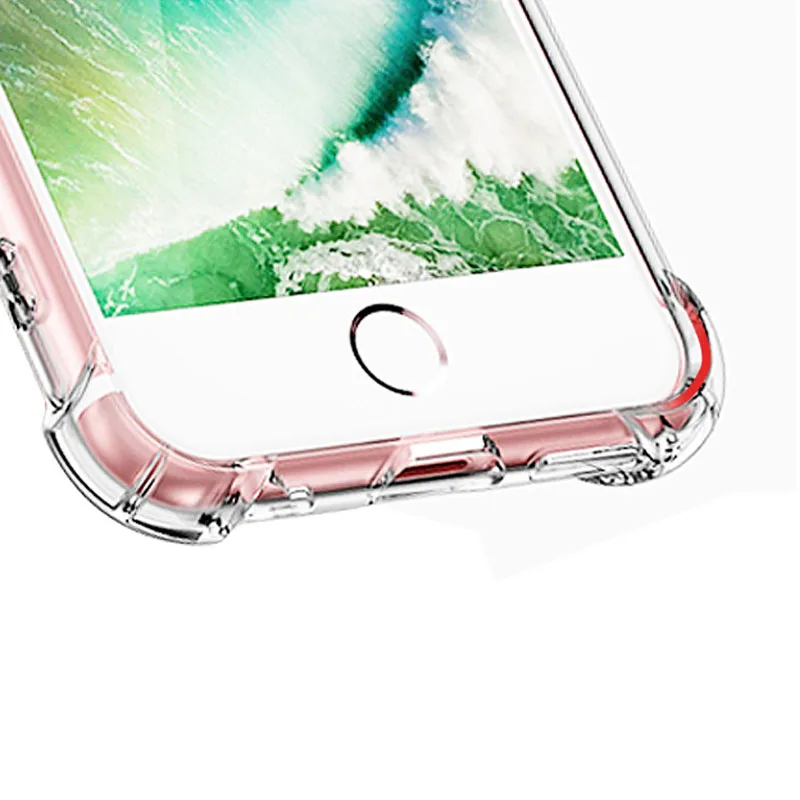 BRCSBOW 1.5mm Ultra Thin Clear TPU Silicone i Phone 6 Case for Apple iPhone Plus Soft Cover Transparent Cases |