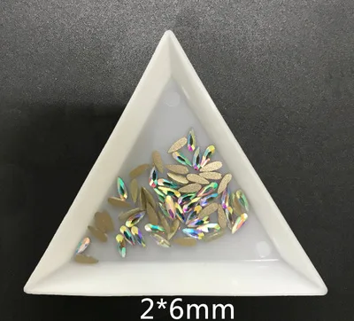 E016 Miolet 10 шт., Стразы для ногтей с кристаллами, AB, 3D, для украшения ногтей, плоская задняя сторона, капли воды, стекло, для ногтей, камень, сделай сам, блестящий маникюр - Цвет: E016