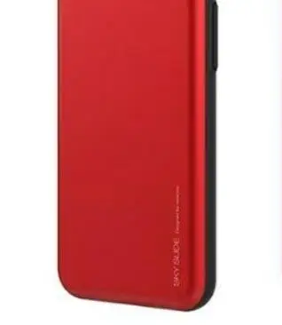 red Mercury Goospery Sky Slide Bumper задний слот Держатель для карт Жесткий Чехол для iPhone XS XR Xs Max - Цвет: red