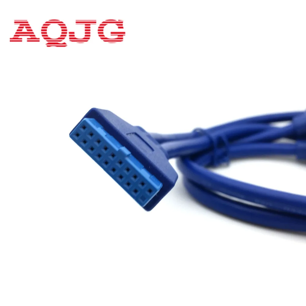 Материнская плата 20Pin USB3.0 мама к двойному USB 3 0 A кабель для передачи данных Панель