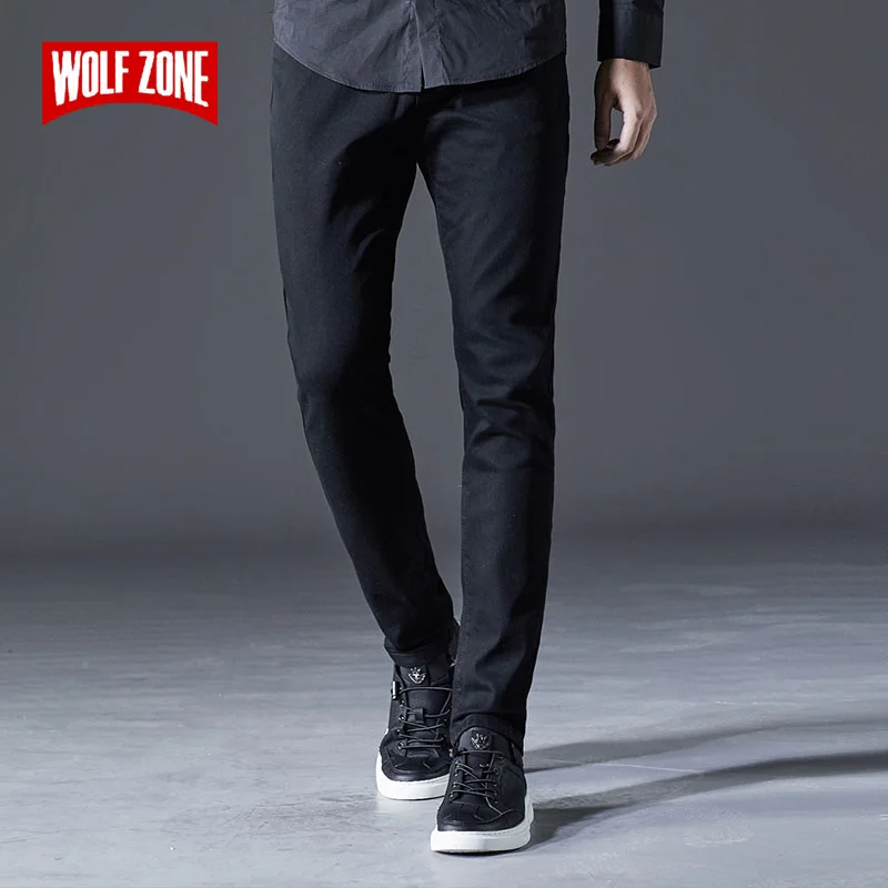 Новинка 2018 высококачественные дизайнерские мужские джинсы Длинные прямые