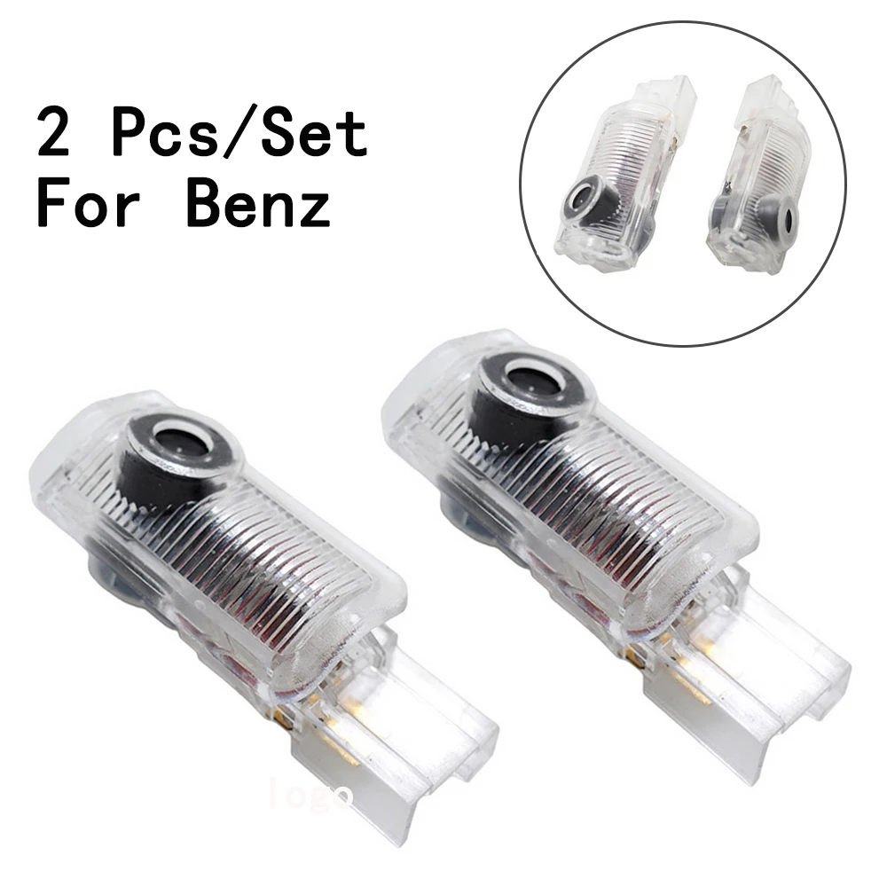 Только для Benz W164/W215/AMG/ R300/R320/R400/R500/ML500 Weclome лампа 2 шт./компл. Ghost Shadow Projetor