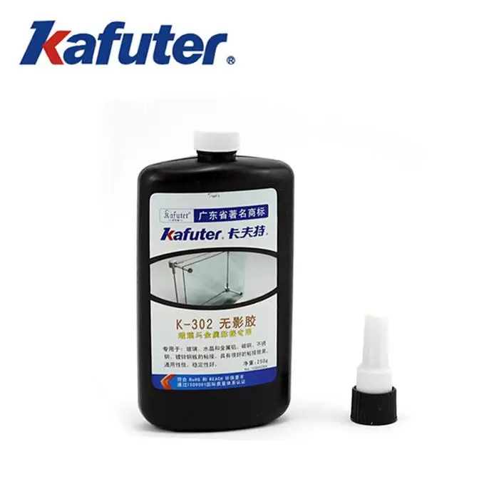 100% подлинный 250 г kafuter K 302 УФ клей PMMA акриловый для склеивания прозрачный пластик