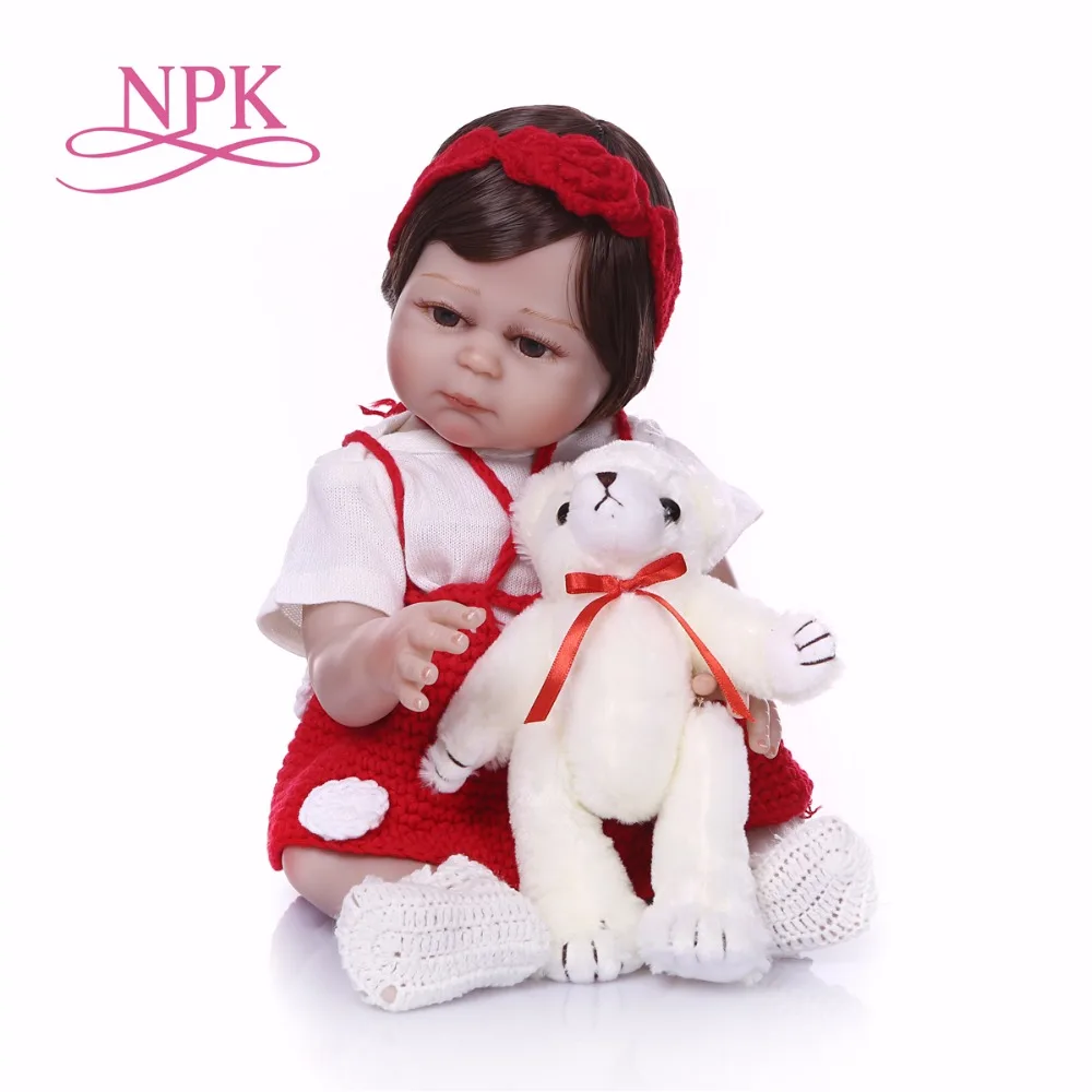 Bonecas reborn Girl bebe 20&quot50cm full silicone baby dolls toys for children gift can bathe newborn alive doll | Игрушки и хобби
