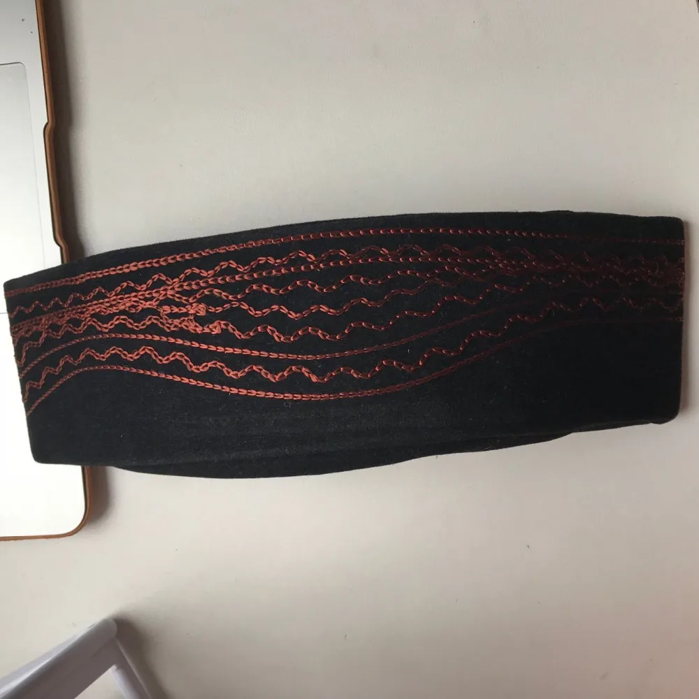 Мусульманская шляпа мусульманский тюрбан Черная кепка s золотая нить вышивка