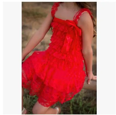 Розничная продажа 2018 летнее милое Кружевное платье-пачка для девочек лето