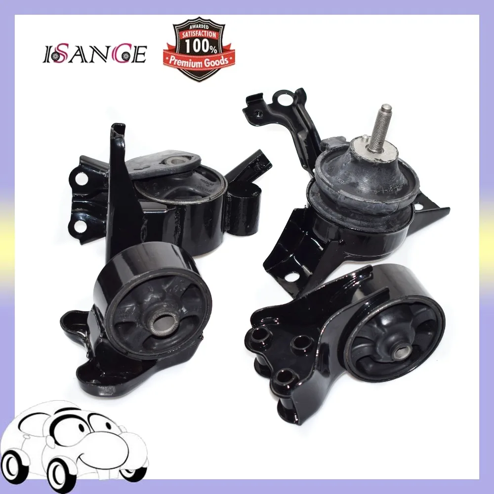 ISANCE 4 шт. переднее и заднее крепление двигателя для Hyundai 2.0L Tiburon 2003-2008 &amp Elantra 2001