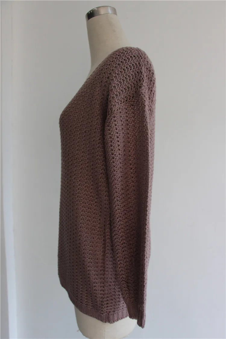2018 Autumn Winter Sweater Women Pullover Knitted Hot Mujer Knitwear Full Sleeves Sweaters for Ladies | Женская одежда