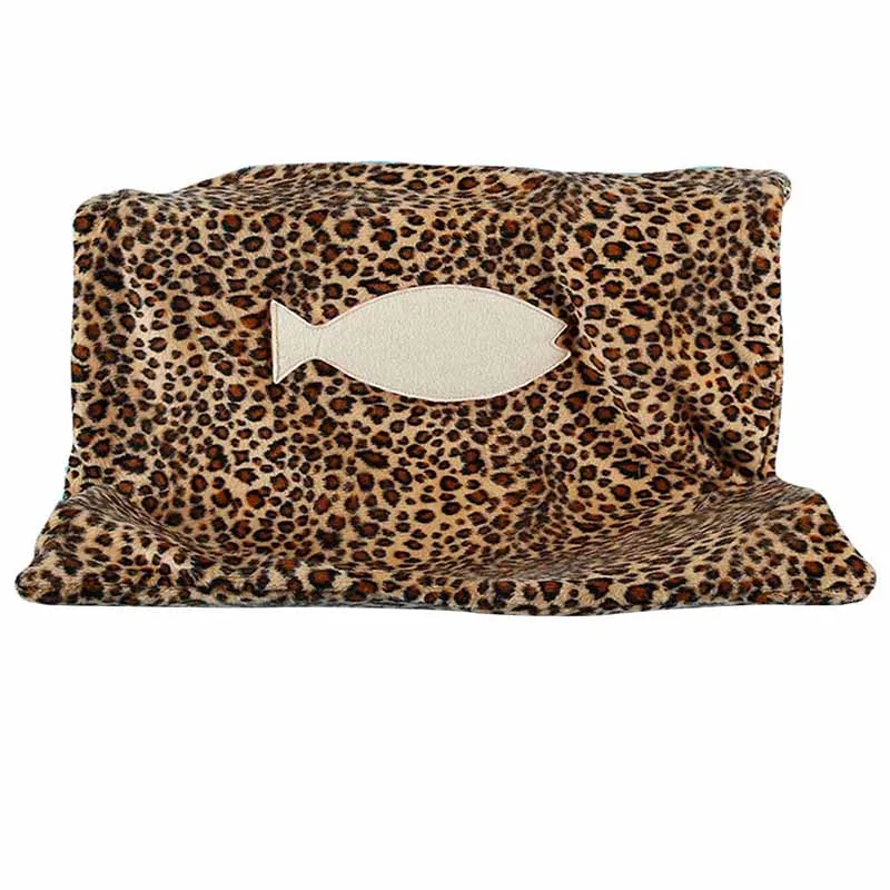 leopard Демисезонная одежда для домашних животных коляска для кота мягкое теплое одеяло окно щенок Лежанка для котиков теплая маленькая собака кошка покрывало коврик одеяло s - Цвет: leopard