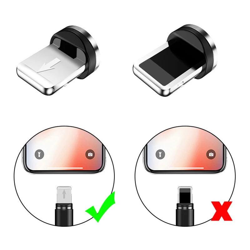 Магнитный зарядный кабель Micro USB для iPhone type-c, Магнитный зарядный адаптер usb type C, кабели для мобильных телефонов