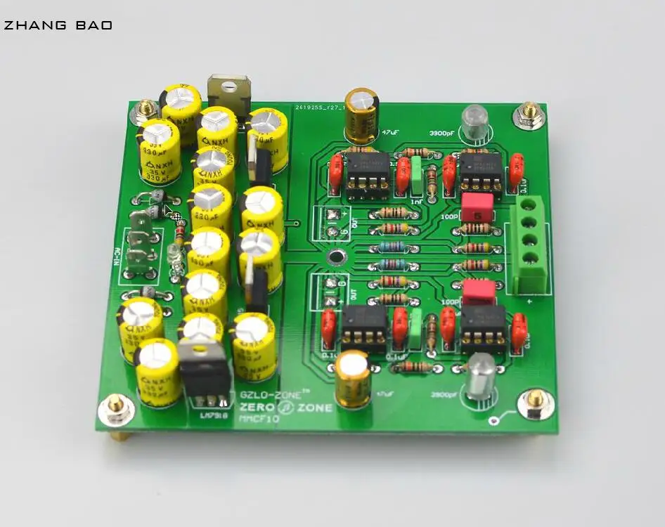 Assembeld MMCF10 Hi Fi LP усилитель фонографа мм/плата преусилителя RIAA Phono бесплатная