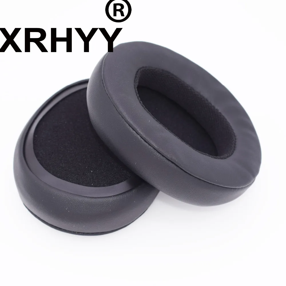 XRHYY черные сменные амбушюры, амбушюры, подушки из пеноматериала, кожаный чехол для Skullcandy Hesh3, Hesh 3, беспроводные наушники
