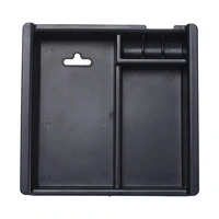 auto accessories storagebox center console organizer abs black materials tray armrest box interior