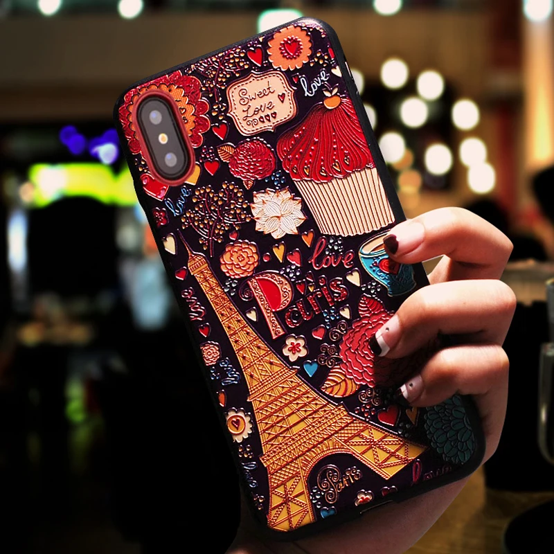 Xinwen i Роскошный милый чехол на заднюю панель телефона capinha для iphone xr xs max x r s xsmax apple