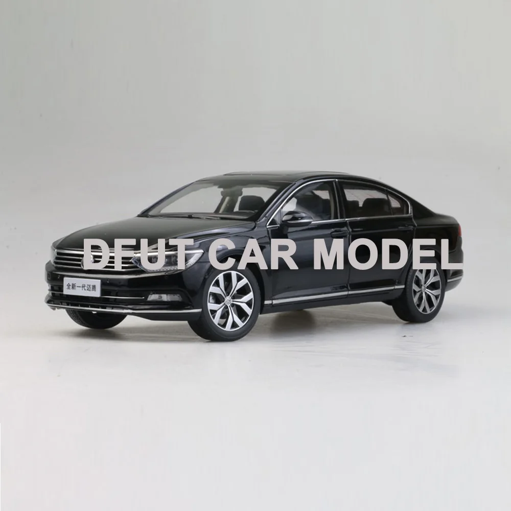 Литые под давлением колеса из 1:18 сплава, новая модель автомобиля Magotan, детские игрушечные машинки, оригинальная коробка для детских игрушек - Цвет: Черный