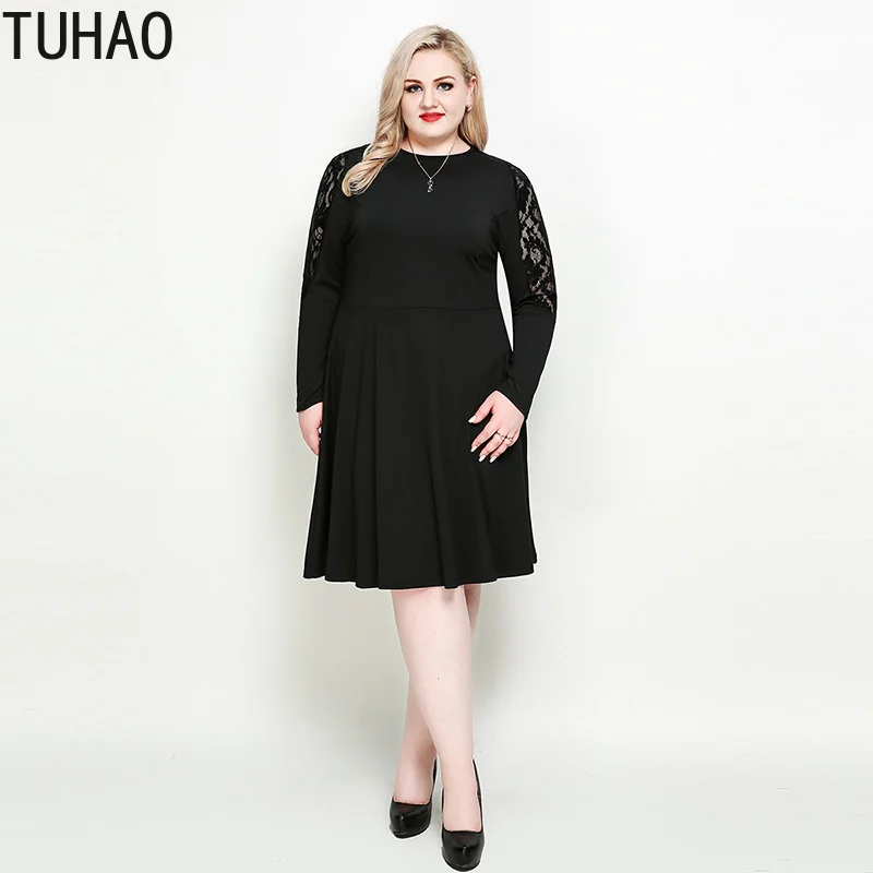 TUHAO летние женские платья сексуального размера плюс 7XL 6XL 5XL вечернее платье с