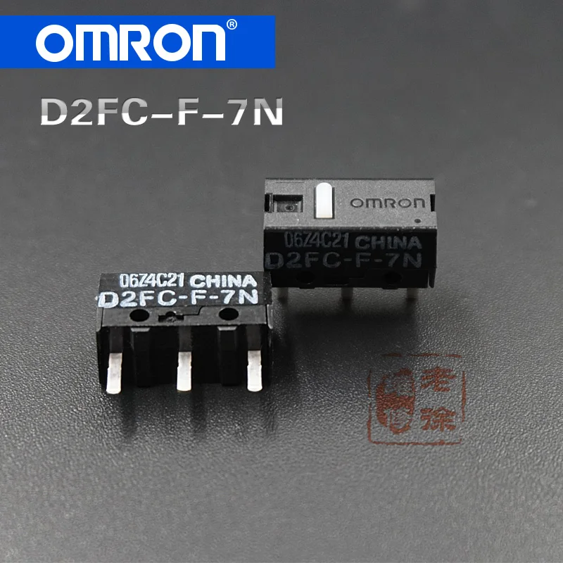5 шт./упак. 100% оригинальный мышь Omron микропереключатель кнопка мыши D2FC-F-7N в белый