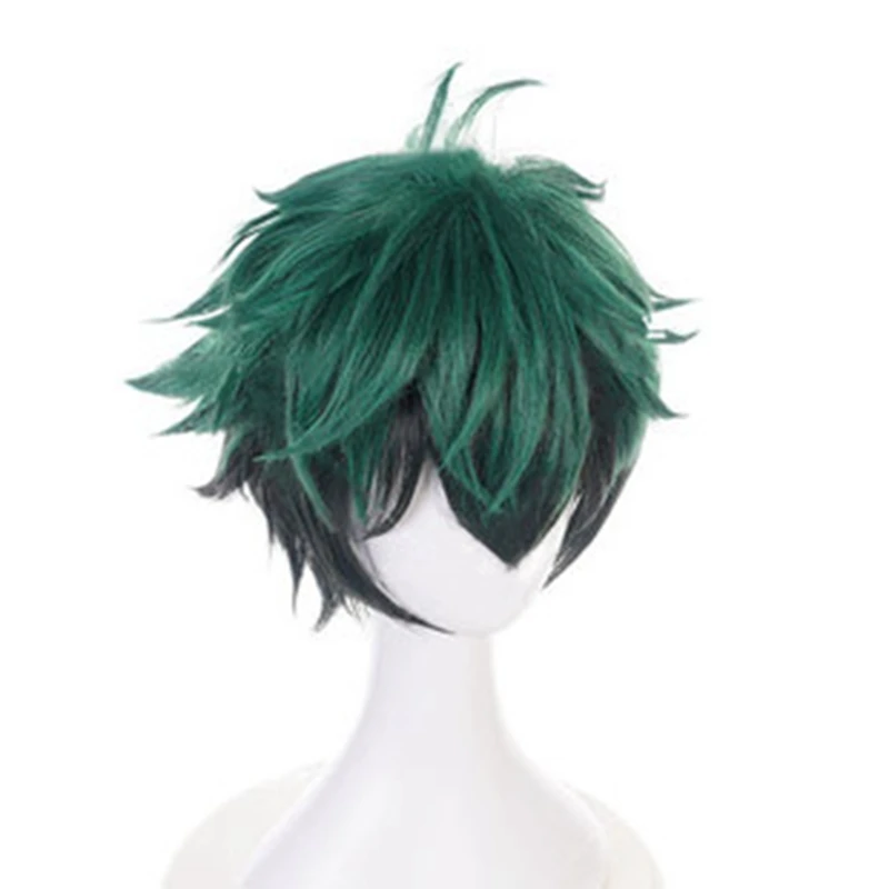 Мой Boku no Hero Academy izku Midoriya короткий зеленый черный термостойкий косплей костюм парик