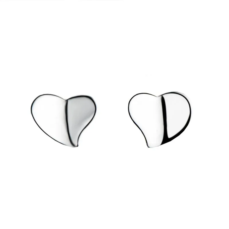 

Wholesale Earrings Jewelry Plain Silver Jewelry Stud Lovely Gift 925 Sterling Silver Jewelry Heart Earrings Women S925 Stud