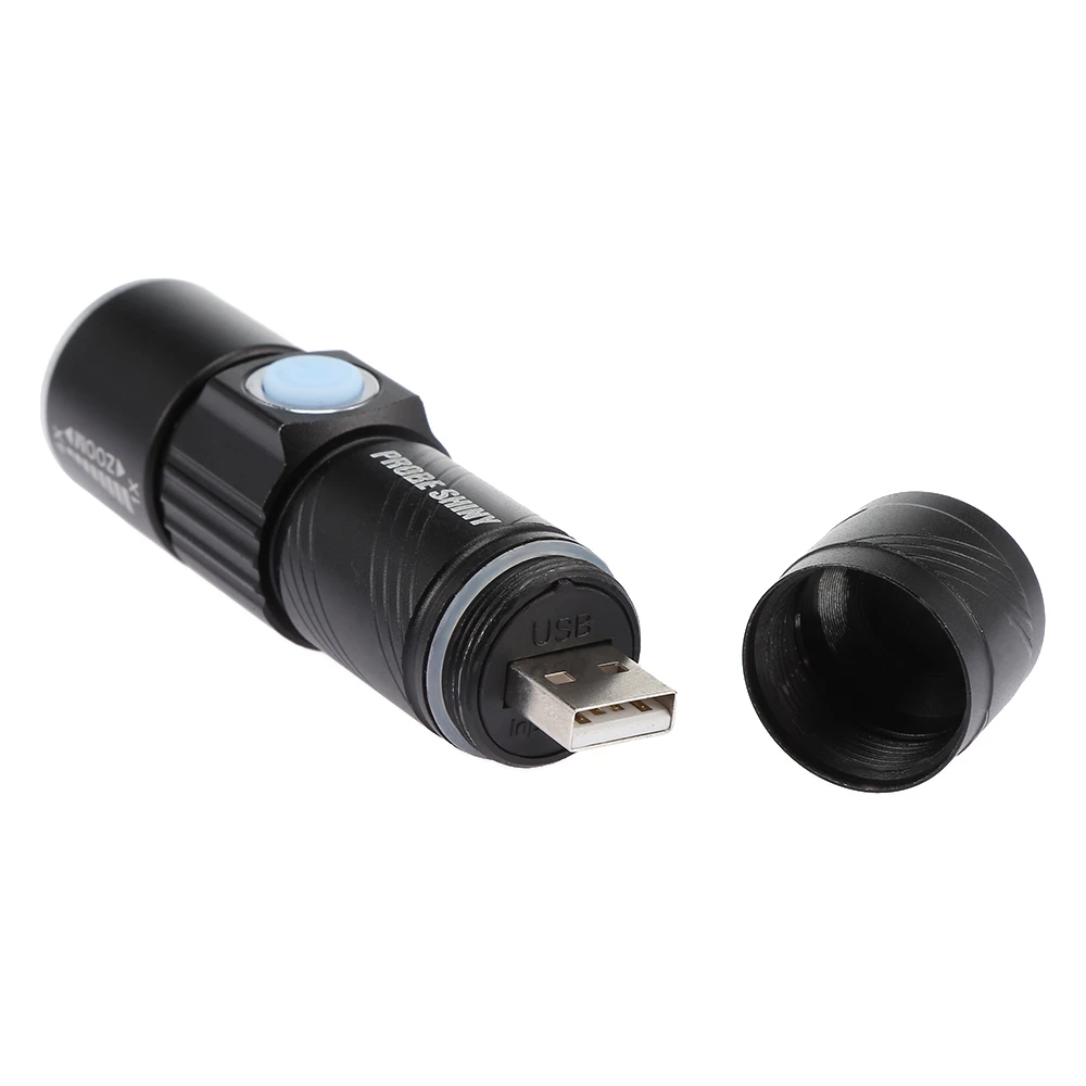 Мини USB Перезаряжаемый фонарик! Регулируемый фокус! Zсветодио дный OOM