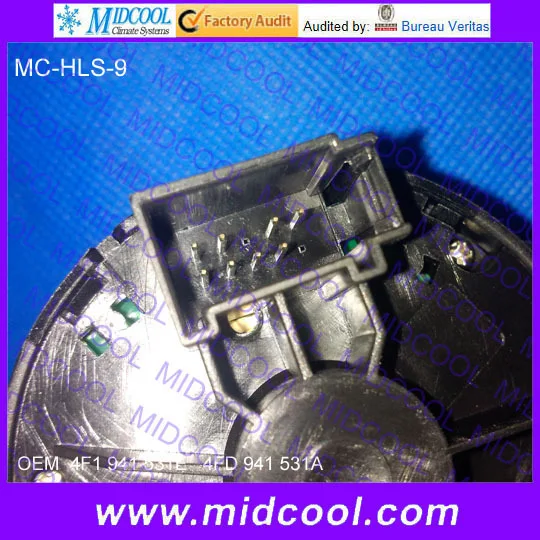 Высококачественный переключатель фар для AUDI A6 OEM:8E0 941 531A OEM 4F1941531D 4F1941531E |