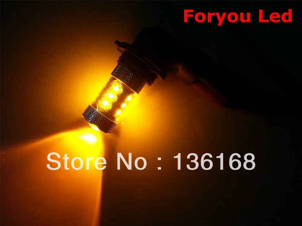 Бесплатная доставка комплекты одежды из 2 шт. Янтарный оранжевый 80 Вт высокой