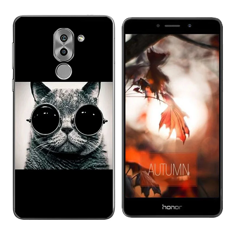 Чехол для Huawei Honor 6X ручная печать задняя крышка GR5 2017 Чехлы Coque Mate 9 Lite сумки |