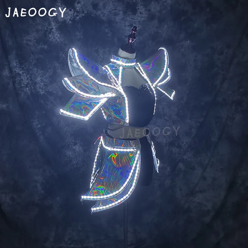 Высококачественная светодиодная светящаяся Одежда ночной бар мигающие