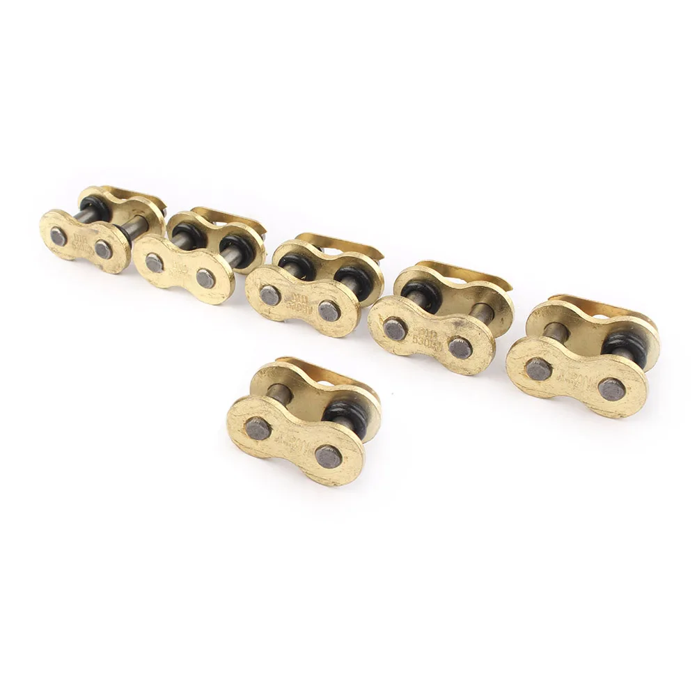 

6PCS Motorcycle Dirt Pit Bike 530HV Master Chain Connector Link With O-rings