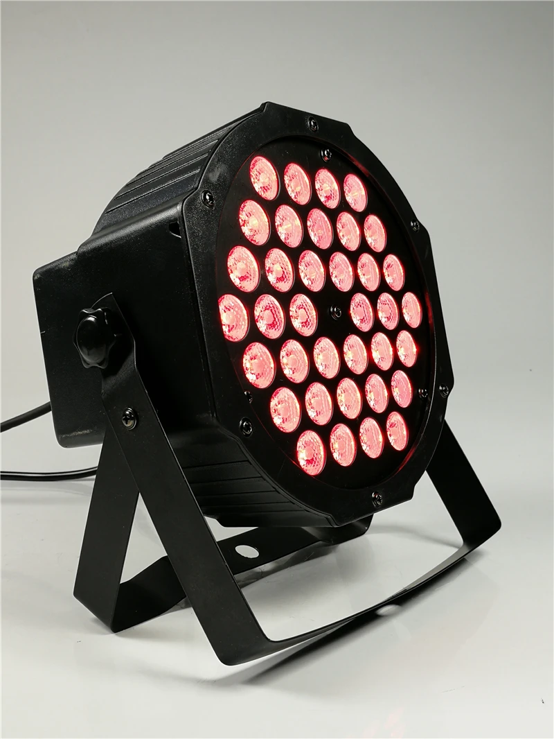 8 шт./36x3 Вт rgb 3в1 светодиодный мигающий свет светодиодный свет плоский par dmx профессиональное оборудование для дискотек лампы dj