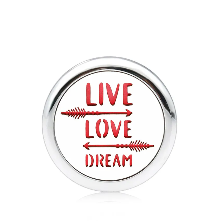 PC142 Live Love Dream Angel Wing Horse 25 мм репеллент от комаров браслет диффузор парфюмерный для ароматерапии медальон силиконовый браслет 10 подушечек - Окраска металла: PC142