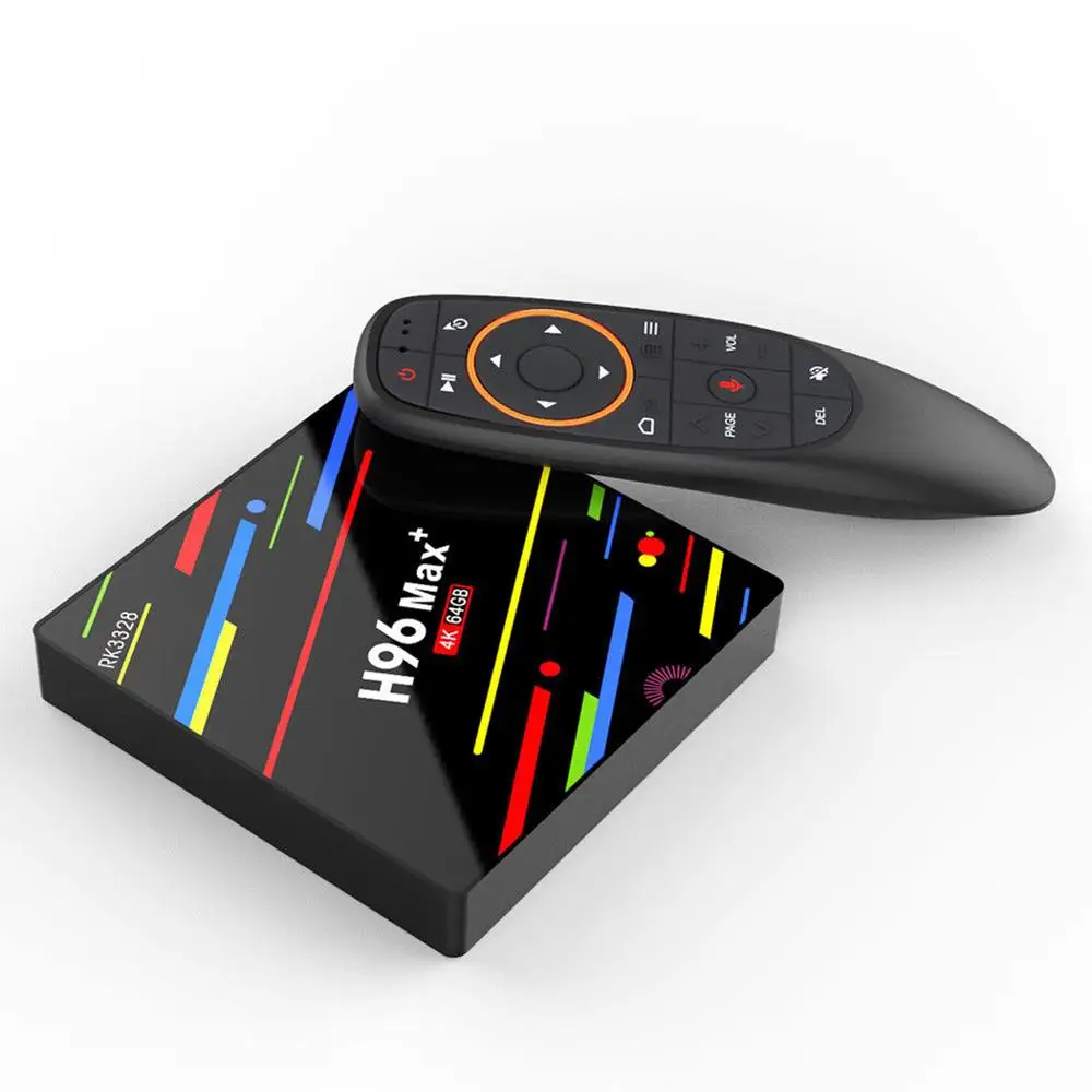 Mecool H96 Max Plus Android 8 1 tv Box смарт телевидение IPTV 4 K телеприставка голосовой пульт H.265