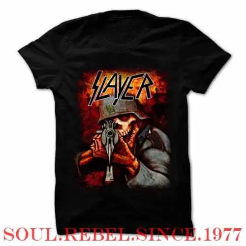 SLAYER SOLDIER панк альтернативный рок мужские Размеры футболка | Мужская одежда
