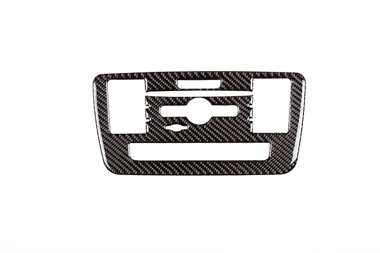 Carbon Fiber Для Mercedes Benz GLA CLA класс W176 C117 X156-18 аксессуары Автомобильная центральная консоль CD Украшение Наклейка Настоящее углеродное волокно - Название цвета: Carbon Fiber