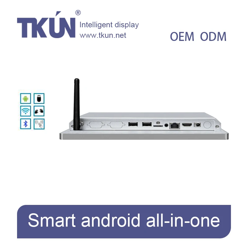 TKUN 10 1 дюймовый android емкостный сенсорный Все-в-одном аппарат AG101WL A83