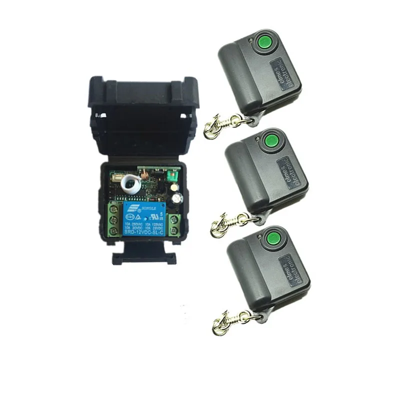 Мини беспроводной РЧ пульт дистанционного управления выключатель света 10A реле