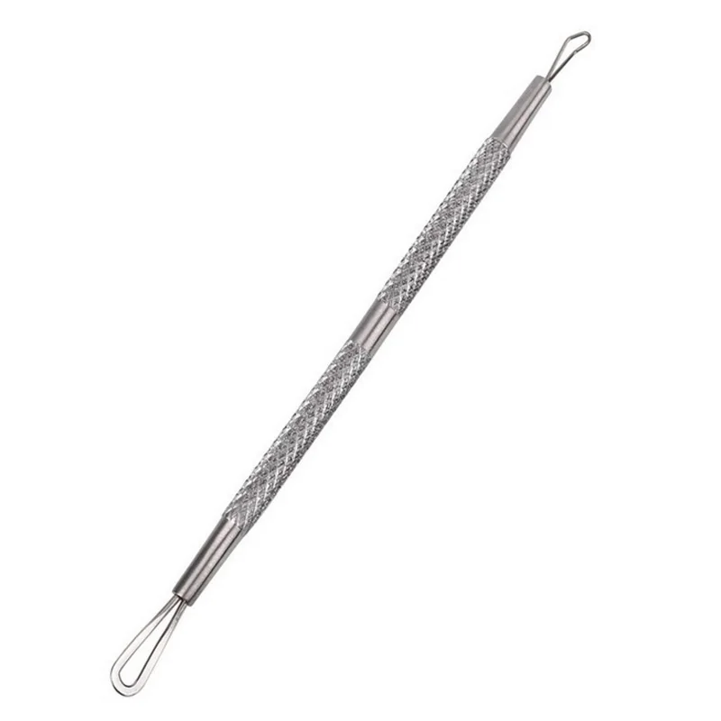 

Stainless steel double circle acne needle makeup squeeze acne blackhead Beauty maquiagem nail stamping cosmetic concealer tools