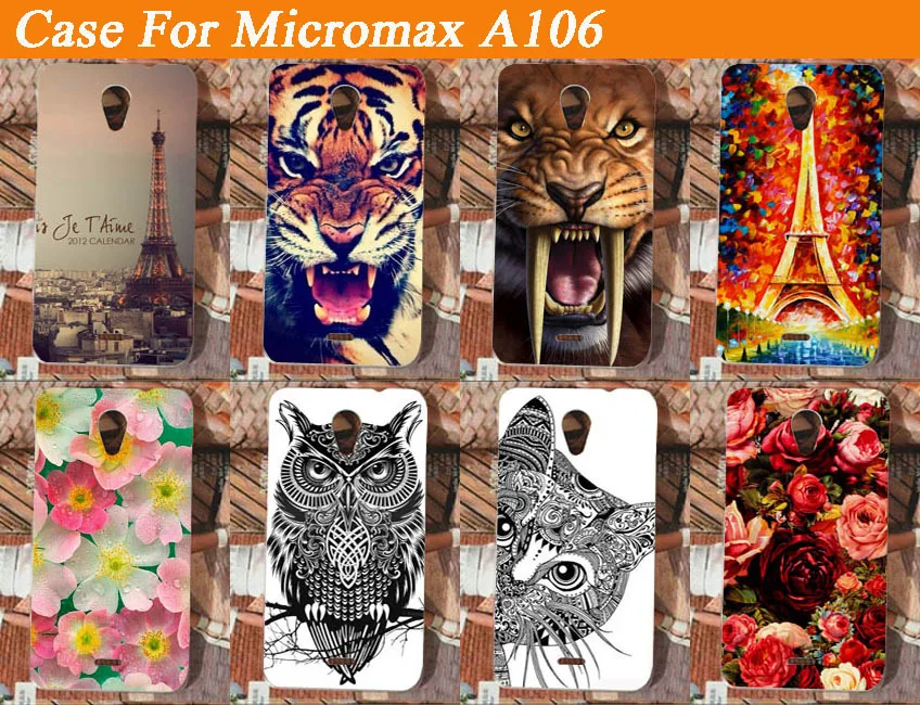 14 узор с цветным рисунком чехол для телефона Micromax A106 жестким основанием