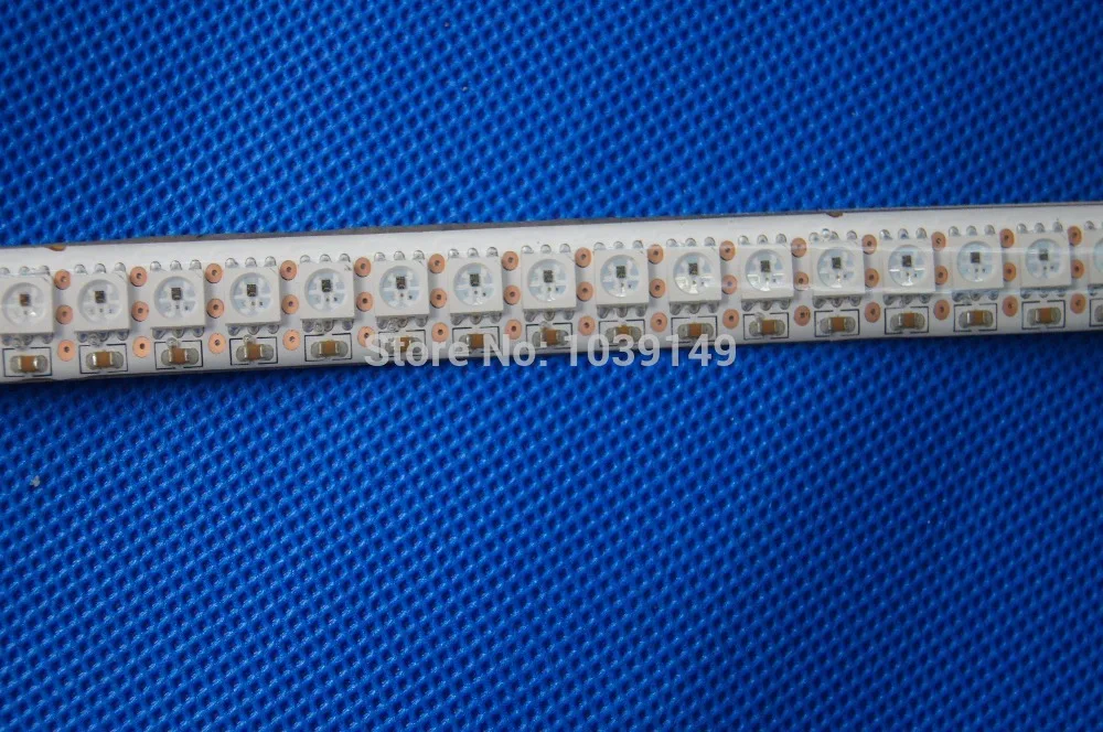 DC5V вход 4 м/рулон белый PCB WS2811 ic встроенный 5050 SMD RGB светодиодный чип цифровой WS2812B 144