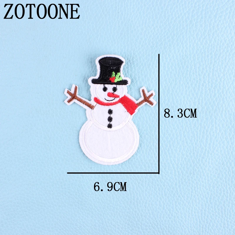 ZOTOONE, рождественский стиль, нашивка для одежды, железная вышитая аппликация, милые нашивки, значок «Единорог», аксессуары для одежды DIY H